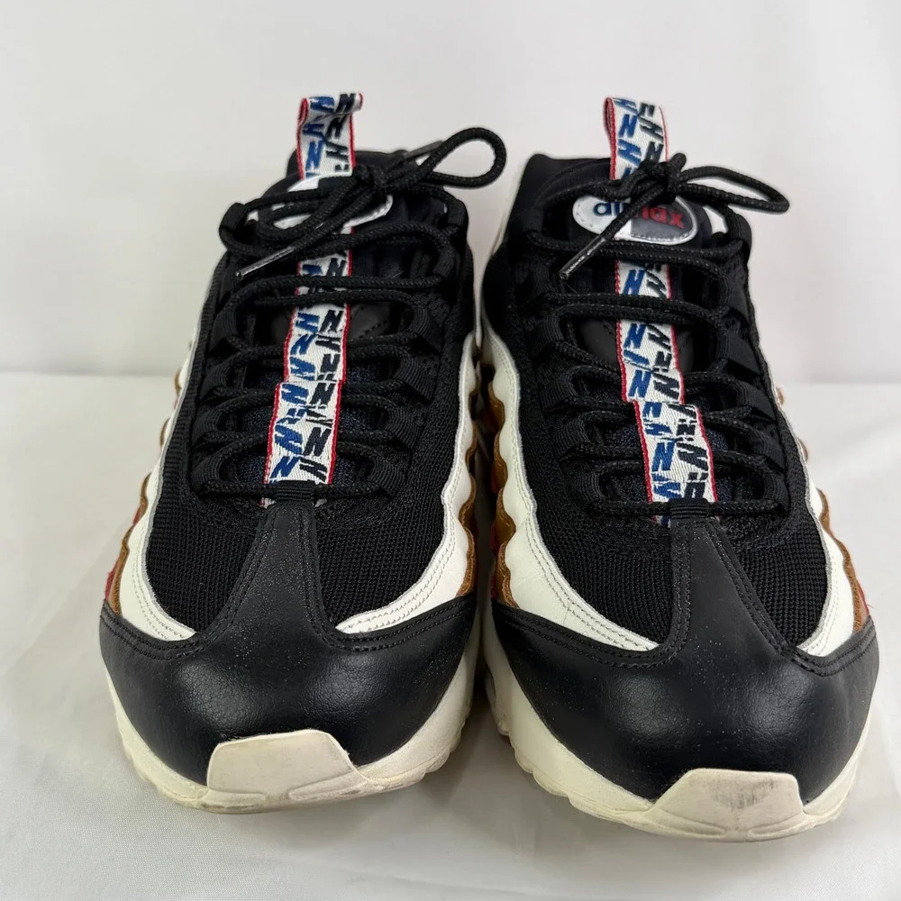Nike Air Max 95 TT PRM Black Ale Brown Gym‎ Red AJ4077-002 Mens Size 12